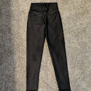 Aerie Black Metallic Leggings